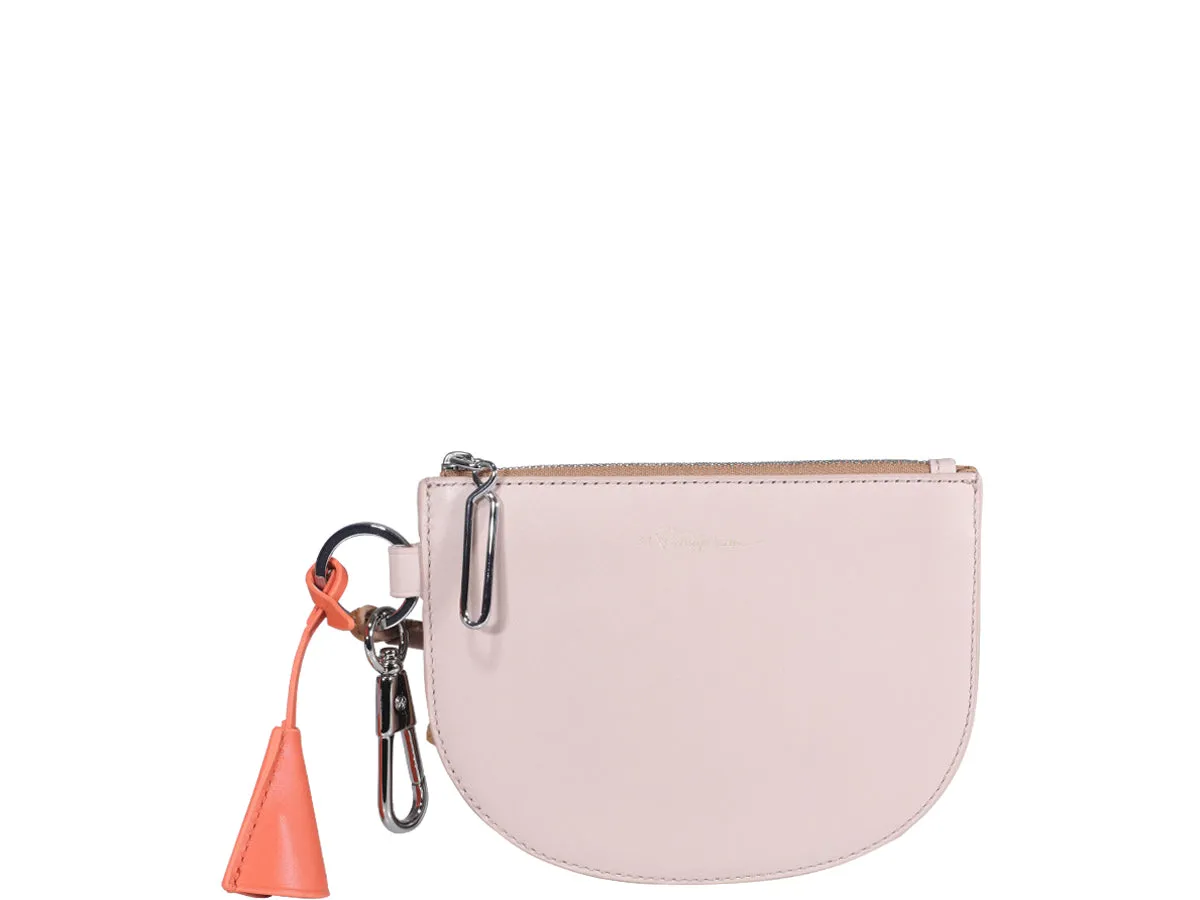 3.1 Phillip Lim Logo Printed Zipped Clutch Bag
