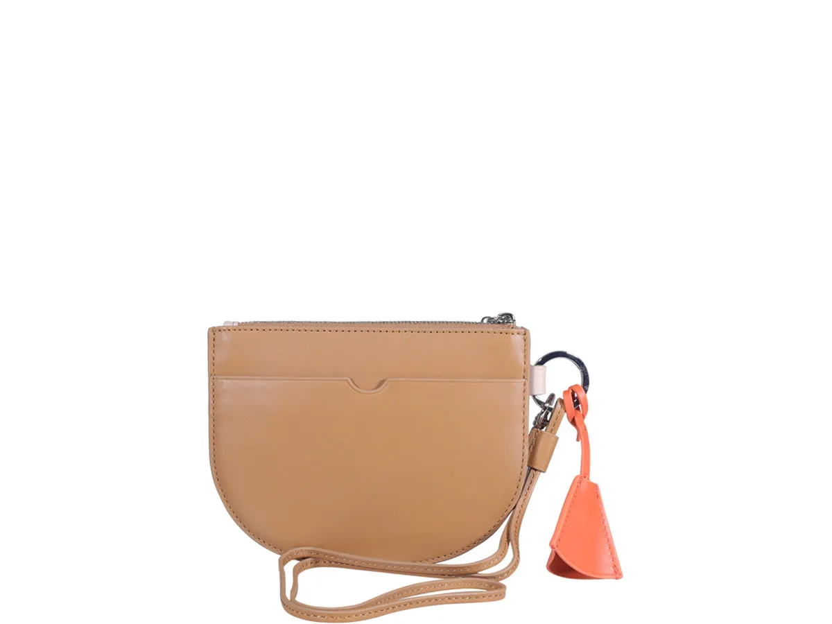 3.1 Phillip Lim Logo Printed Zipped Clutch Bag