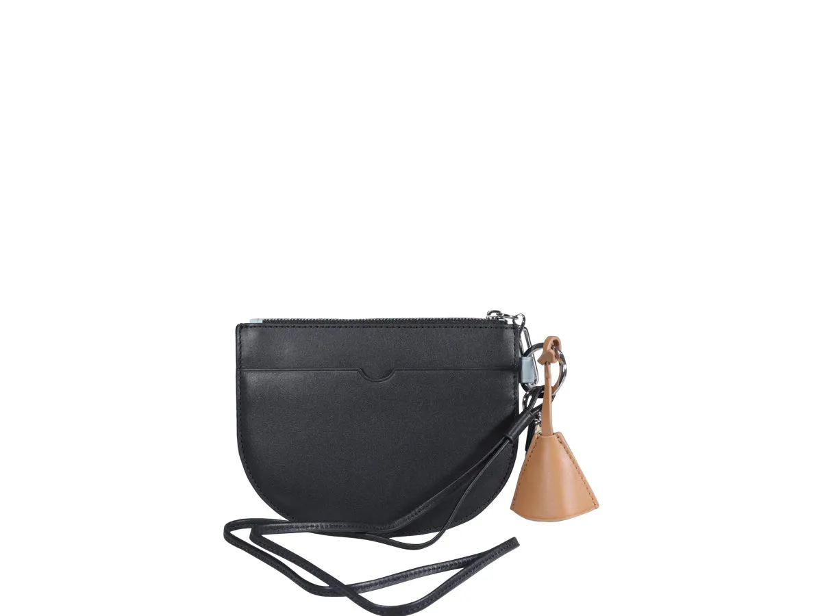 3.1 Phillip Lim Logo Printed Zipped Clutch Bag