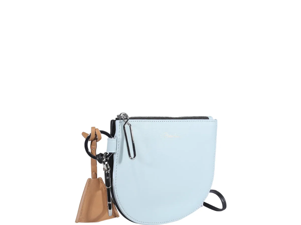 3.1 Phillip Lim Logo Printed Zipped Clutch Bag