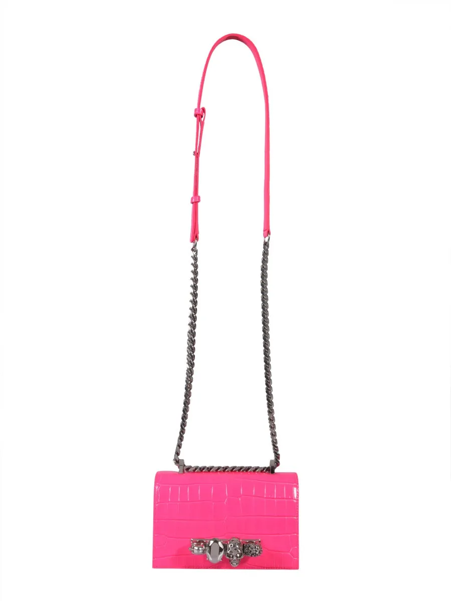 Alexander McQueen Mini Jewelled Satchel Bag
