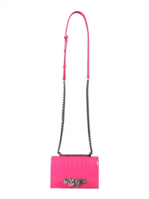 Alexander McQueen Mini Jewelled Satchel Bag