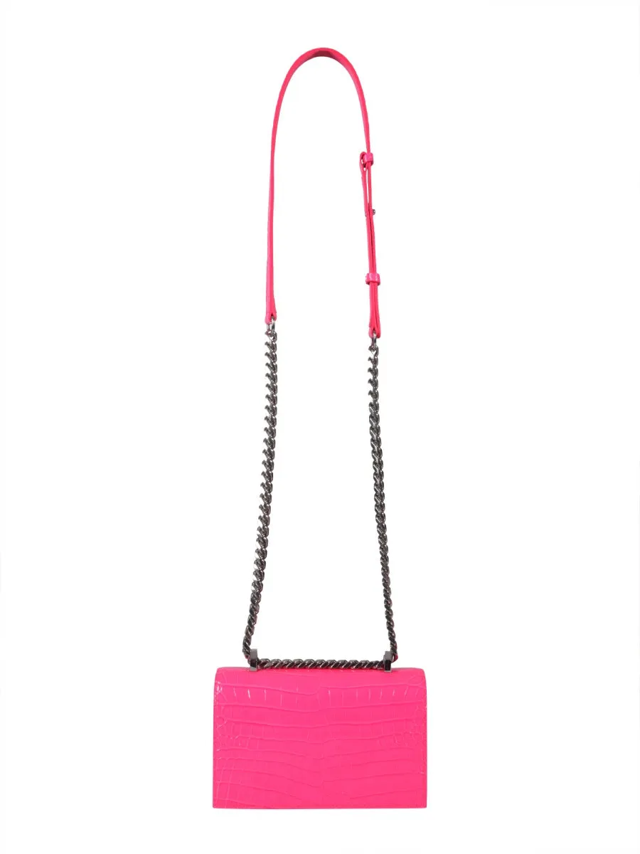 Alexander McQueen Mini Jewelled Satchel Bag