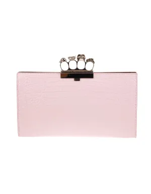 Alexander McQueen Skull Four-Ring Clutch Bag