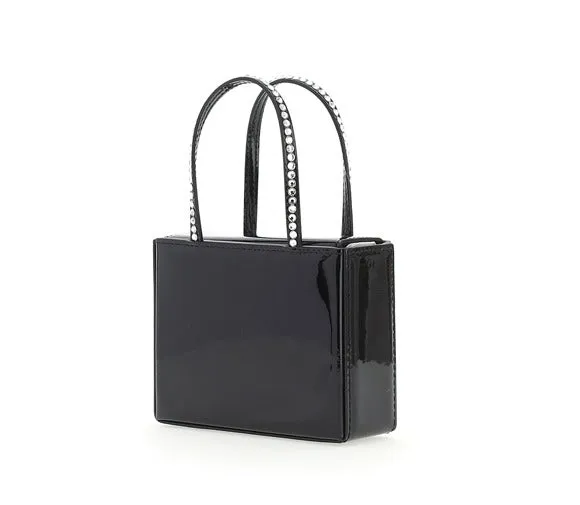 Amina Muaddi Super Amini Gilda Stud Detailed Tote Bag