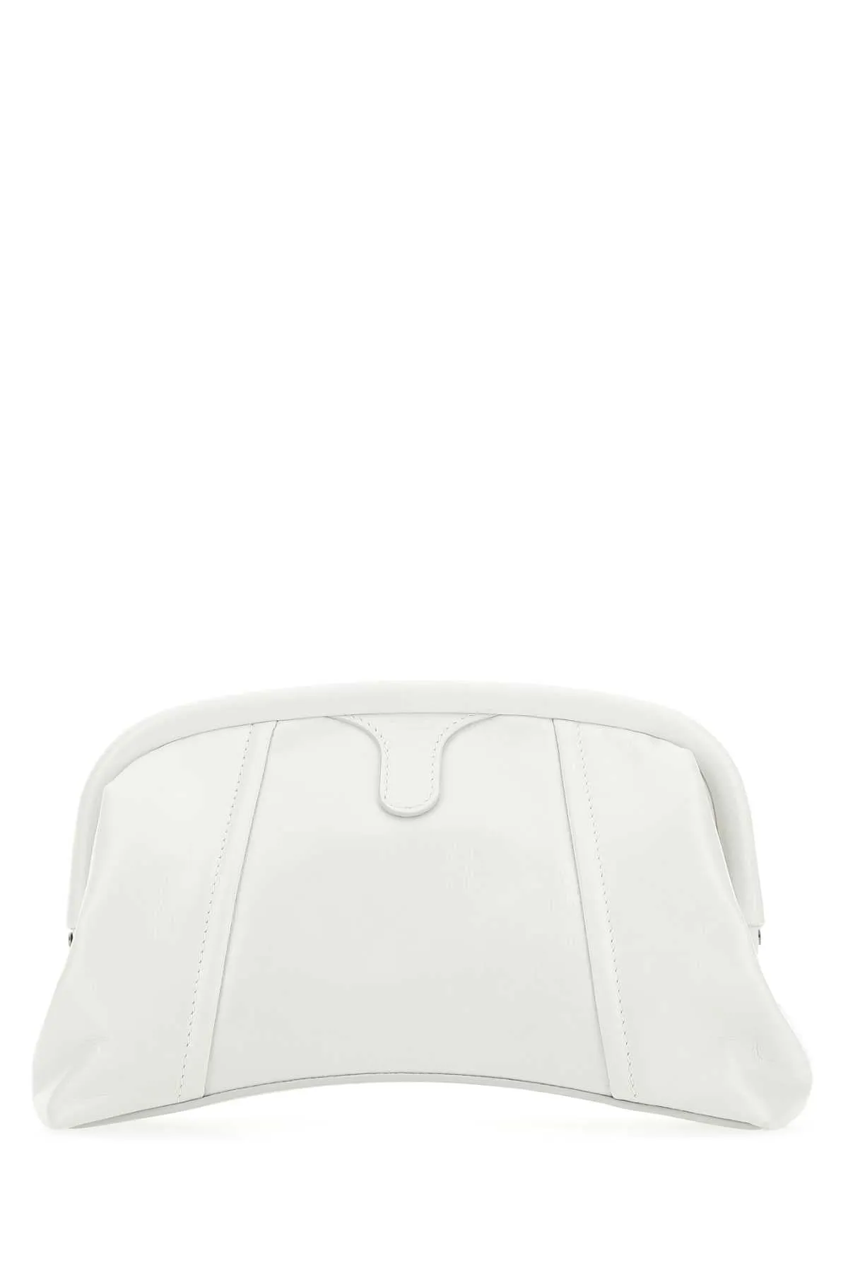 Balenciaga XS Frame Logo Plaque Clutch Bag
