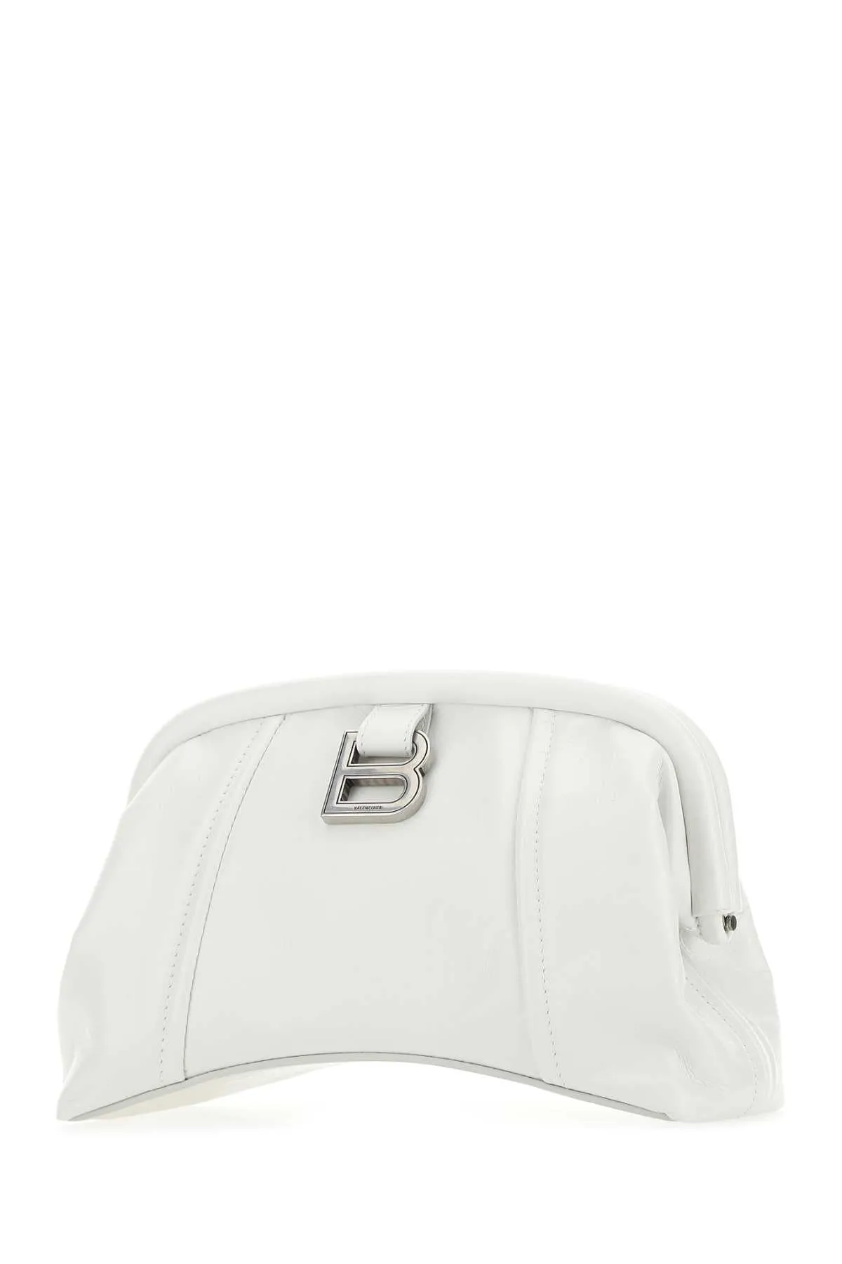 Balenciaga XS Frame Logo Plaque Clutch Bag