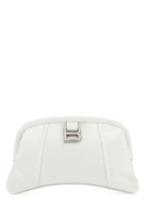 Balenciaga XS Frame Logo Plaque Clutch Bag