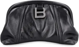Balenciaga XS Frame Logo Plaque Clutch Bag