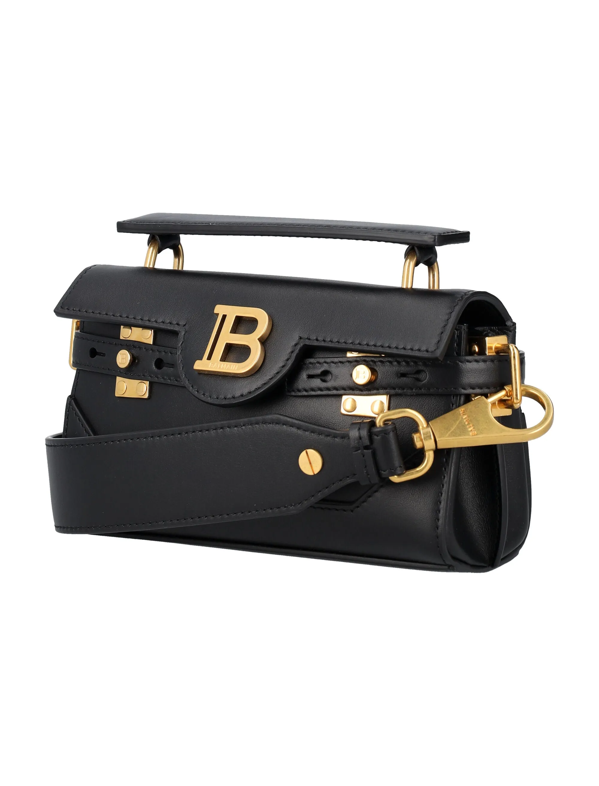 Balmain B-Buzz 19 Foldover Top Clutch Bag