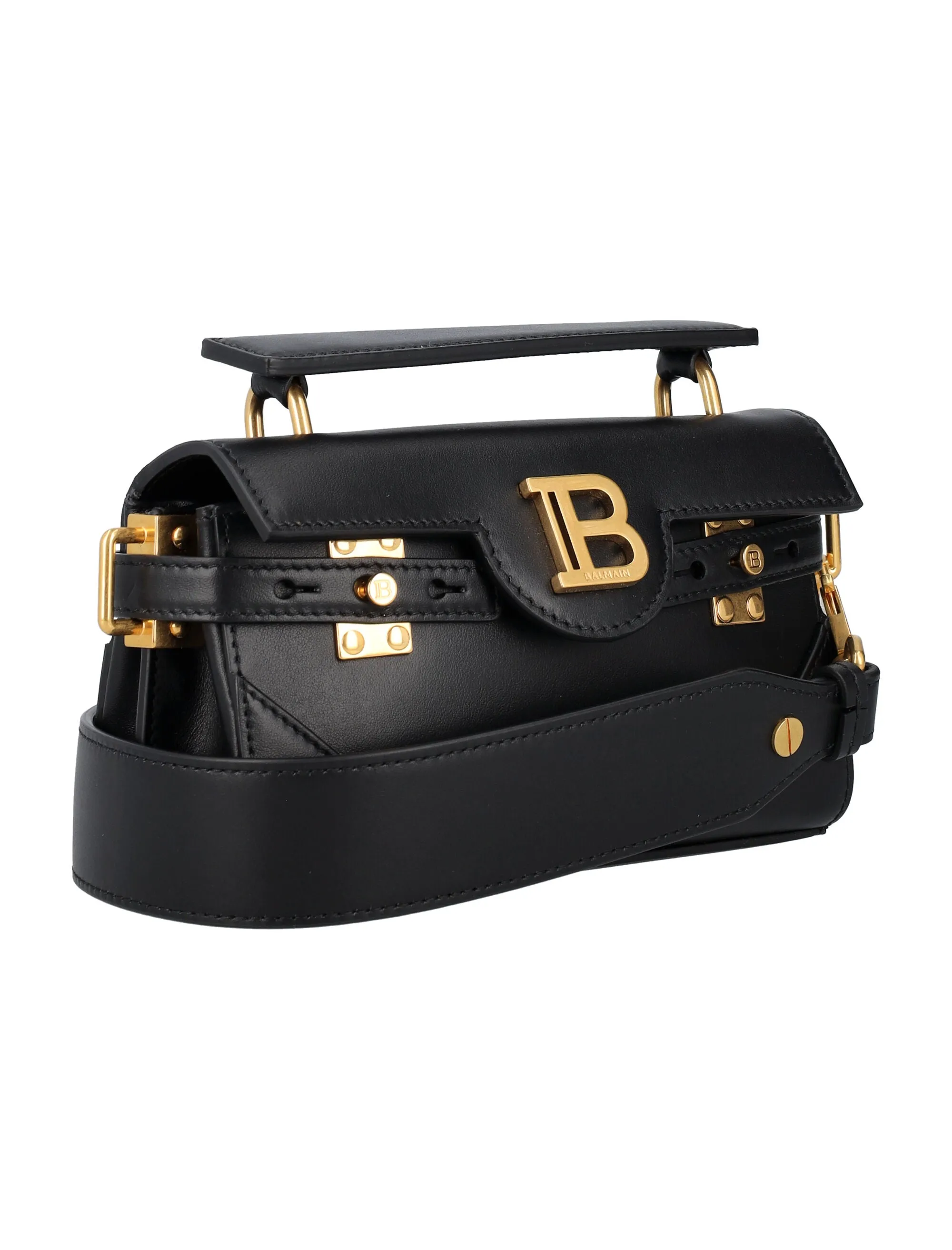Balmain B-Buzz 19 Foldover Top Clutch Bag