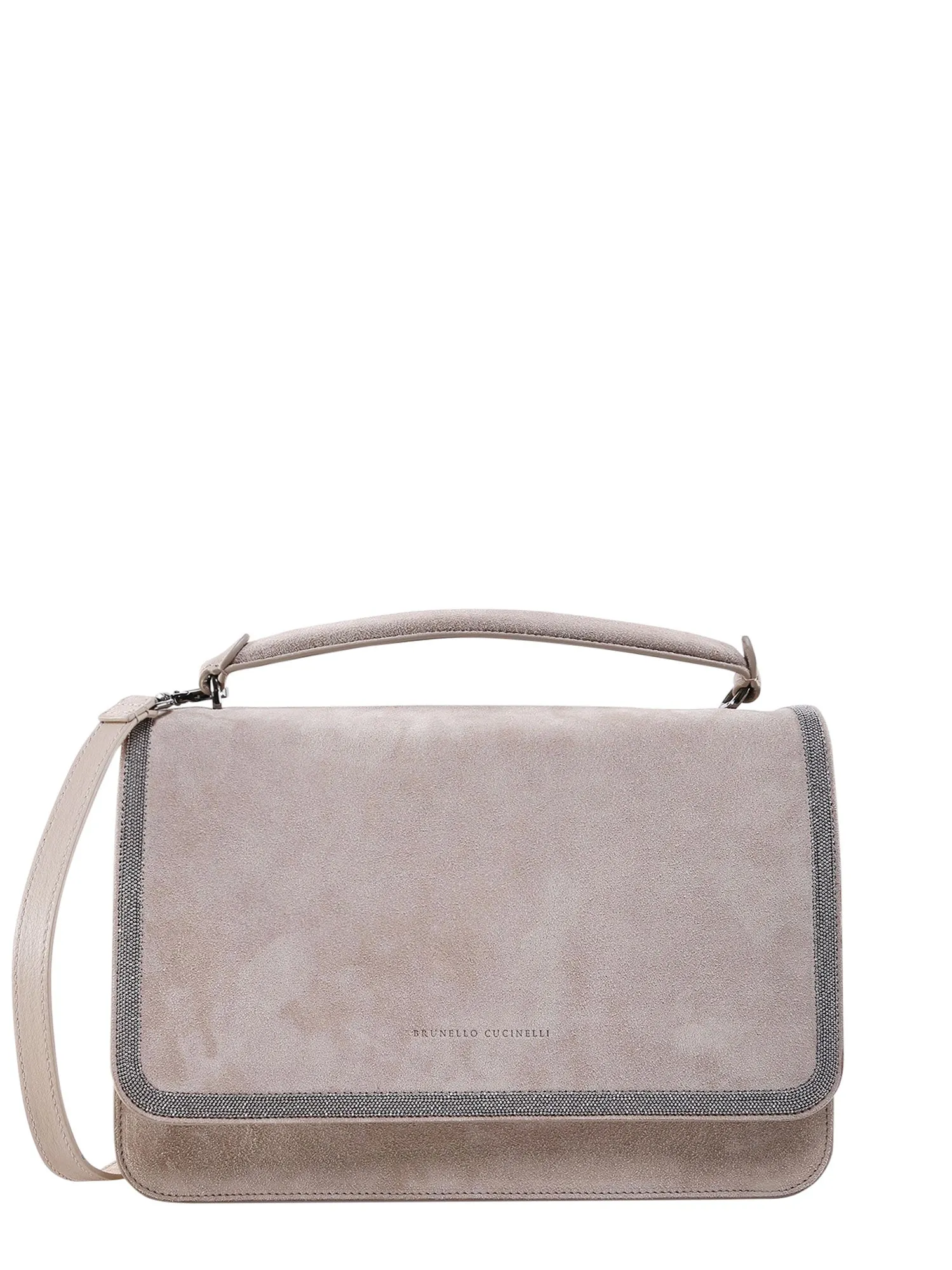 Brunello Cucinelli Monili Foldover Top Tote Bag