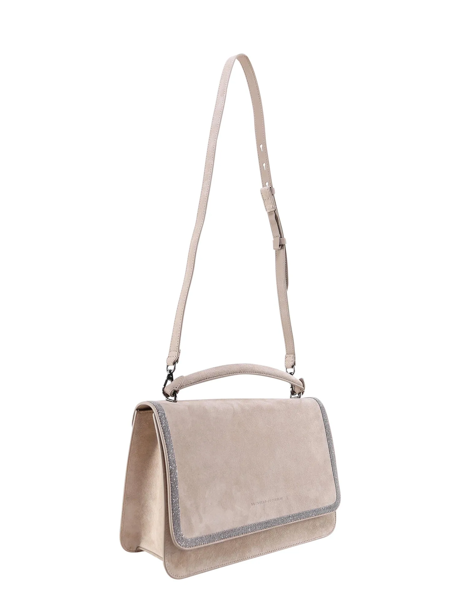 Brunello Cucinelli Monili Foldover Top Tote Bag