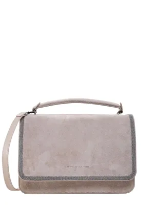 Brunello Cucinelli Monili Foldover Top Tote Bag
