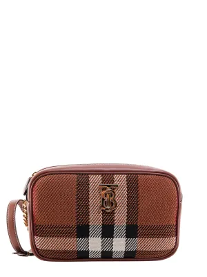 Burberry Lola Knitted Check Small Camera Bag