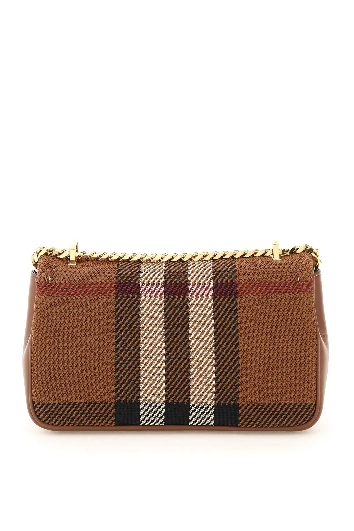 Burberry Small Knitted Check Lola Bag