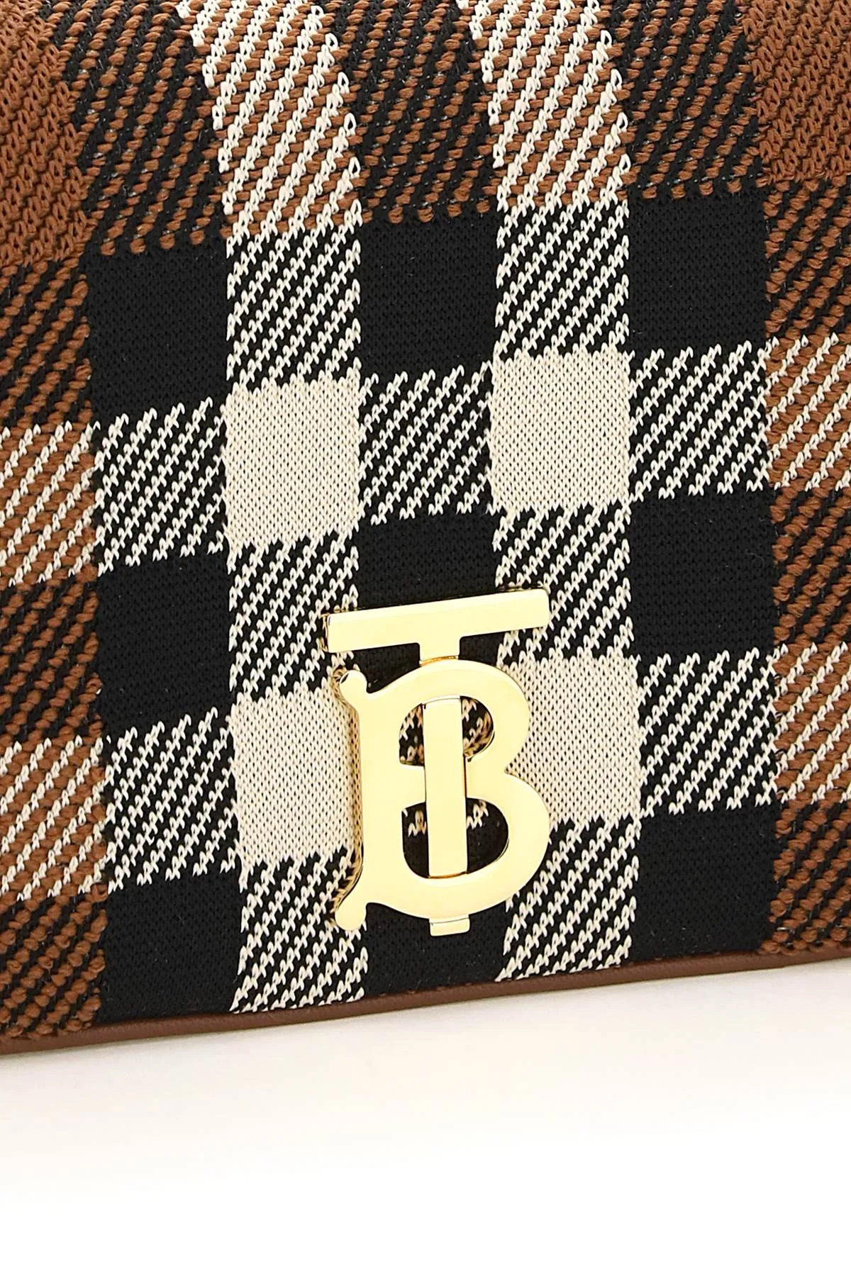Burberry Small Knitted Check Lola Bag