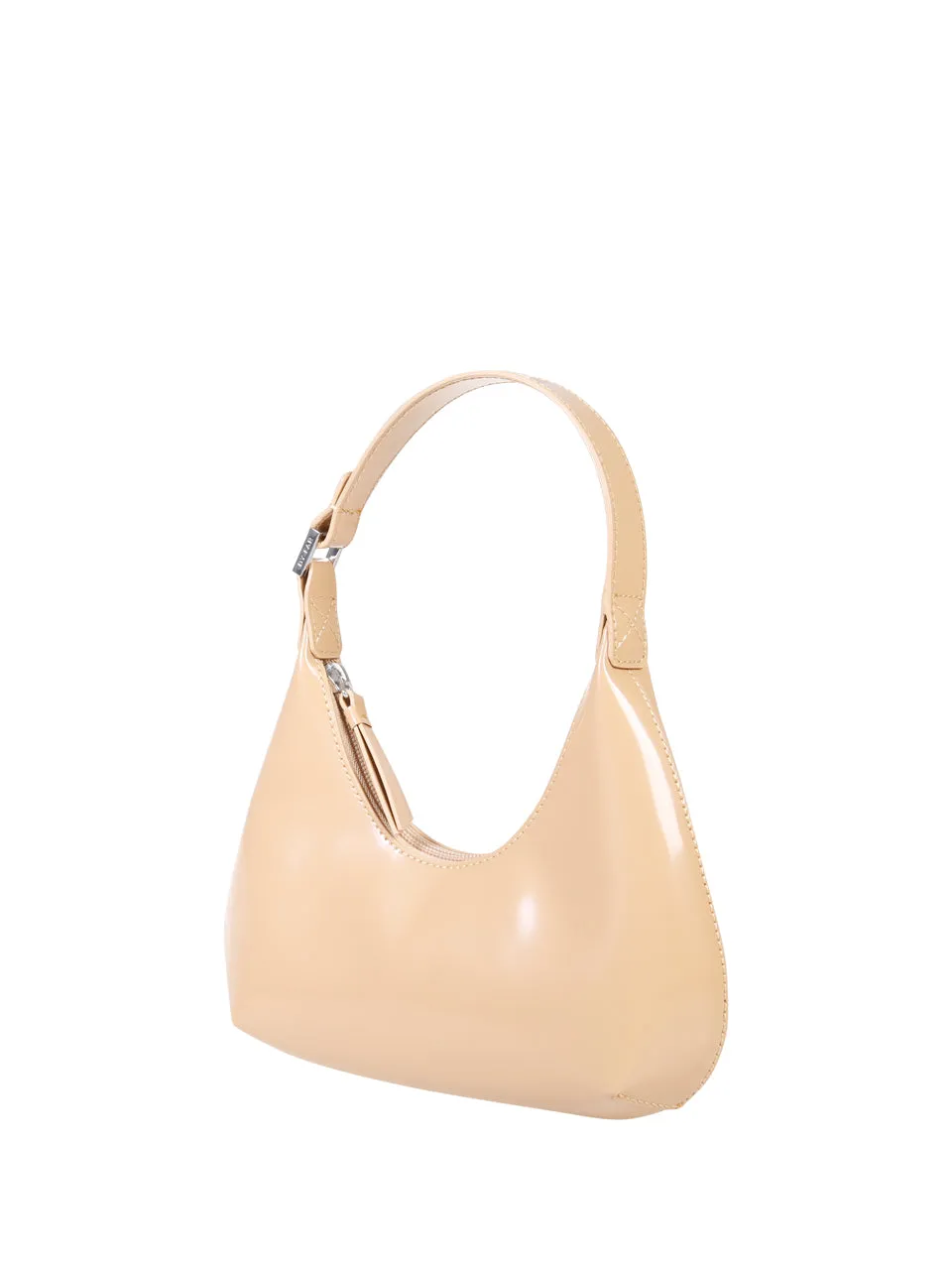 By Far Amber Zip-Up Shoulder Bag