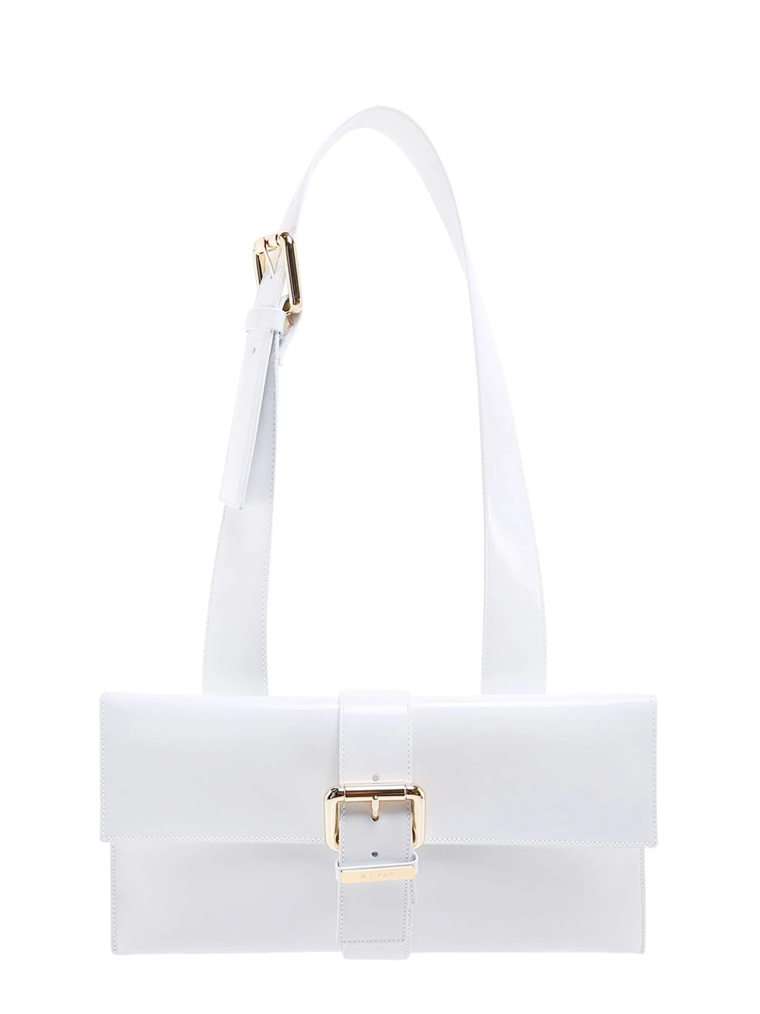 By Far Carol Buckle Detailed Shoulder Bag
