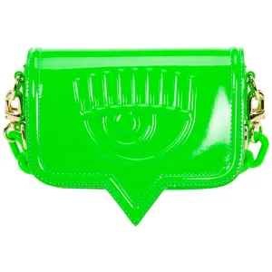 Chiara Ferragni Eyelike Embossed Chain-Link Crossbody Bag