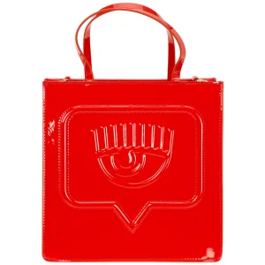 Chiara Ferragni Eyelike Logo-Embossed Small Top Handle Bag