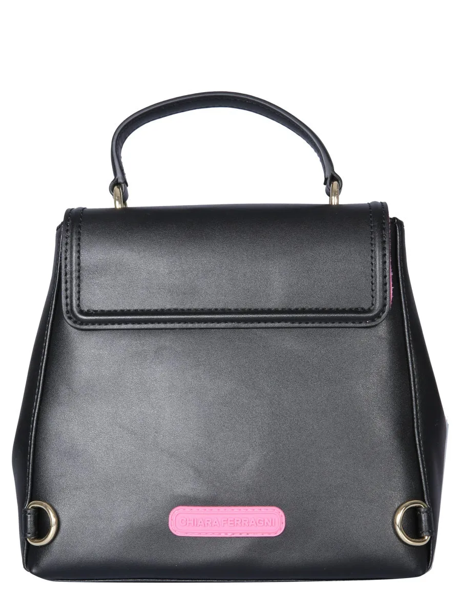 Chiara Ferragni Eyelike Small Top Handle Backpack