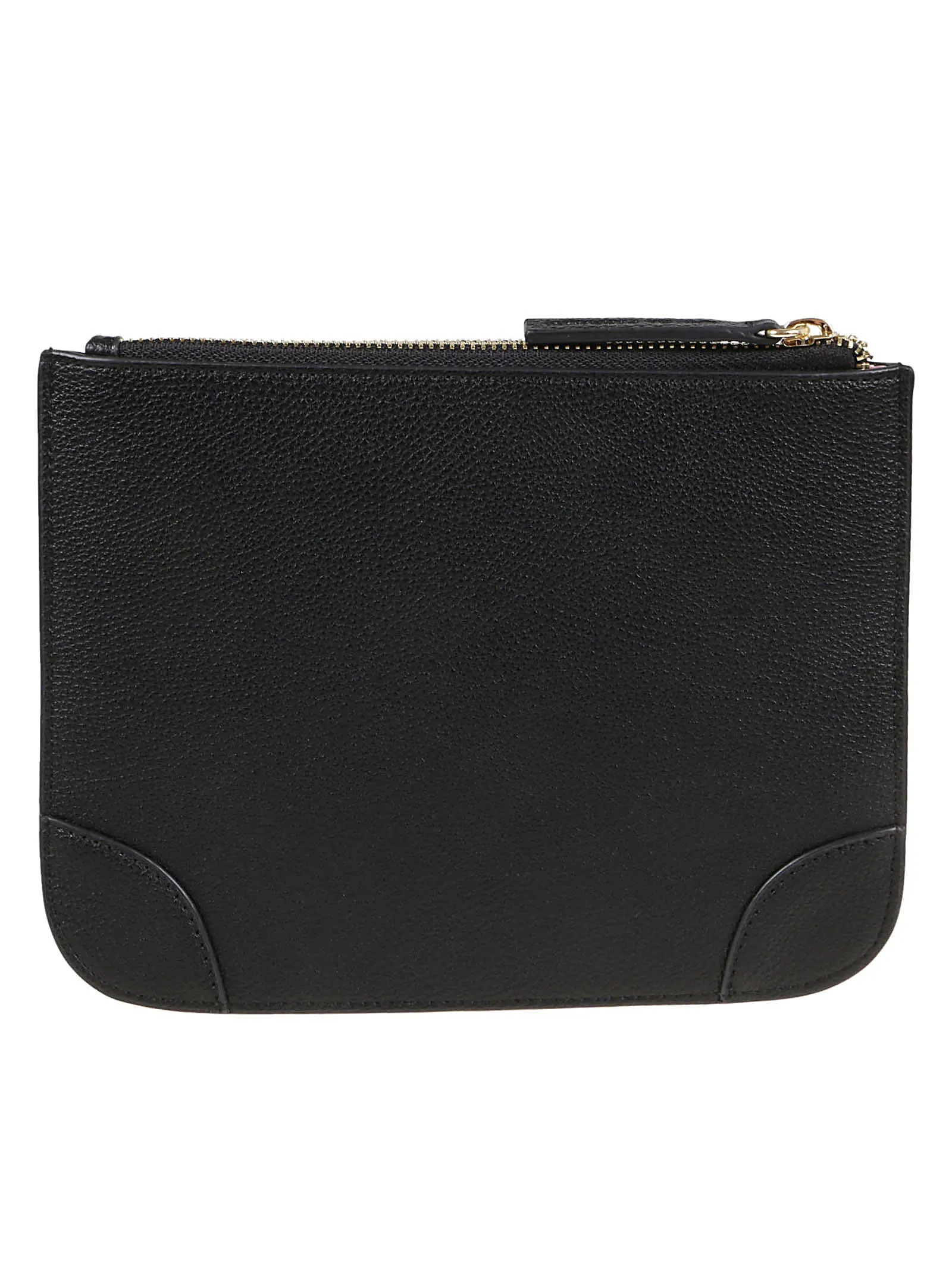 Chiara Ferragni Logo-Patch Zipped Clutch Bag