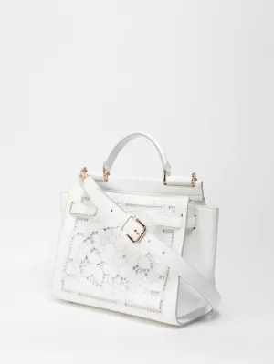 Dolce & Gabbana Embroidered Large Sicily 62 Soft Tote Bag