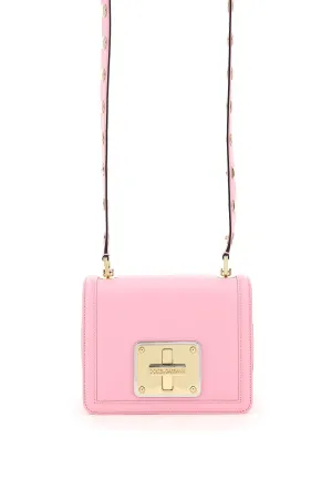 Dolce & Gabbana Logo Engraved Twist-Lock Crossbody Bag