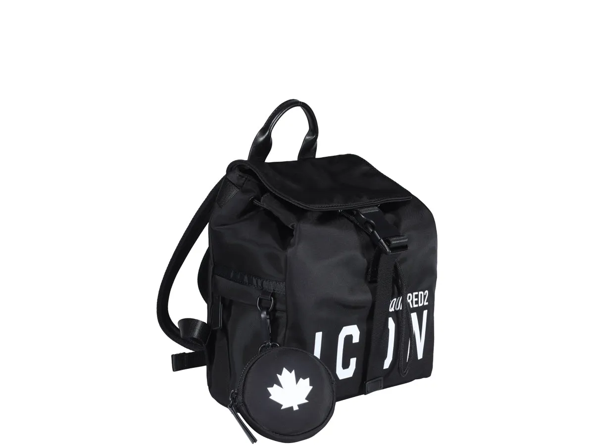 Dsquared2 Logo Printed Drawstring Backpack