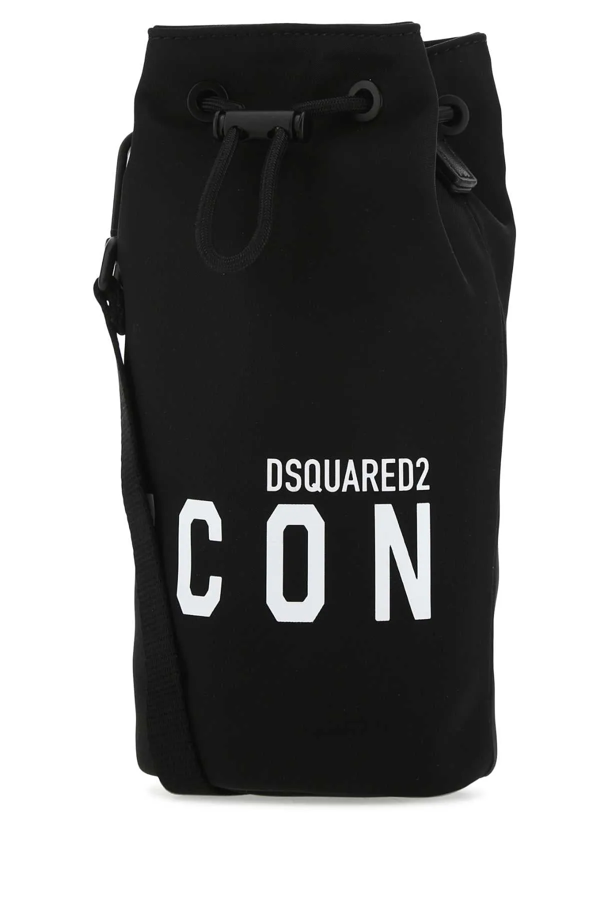 Dsquared2 Logo Printed Drawstring Bucket Bag