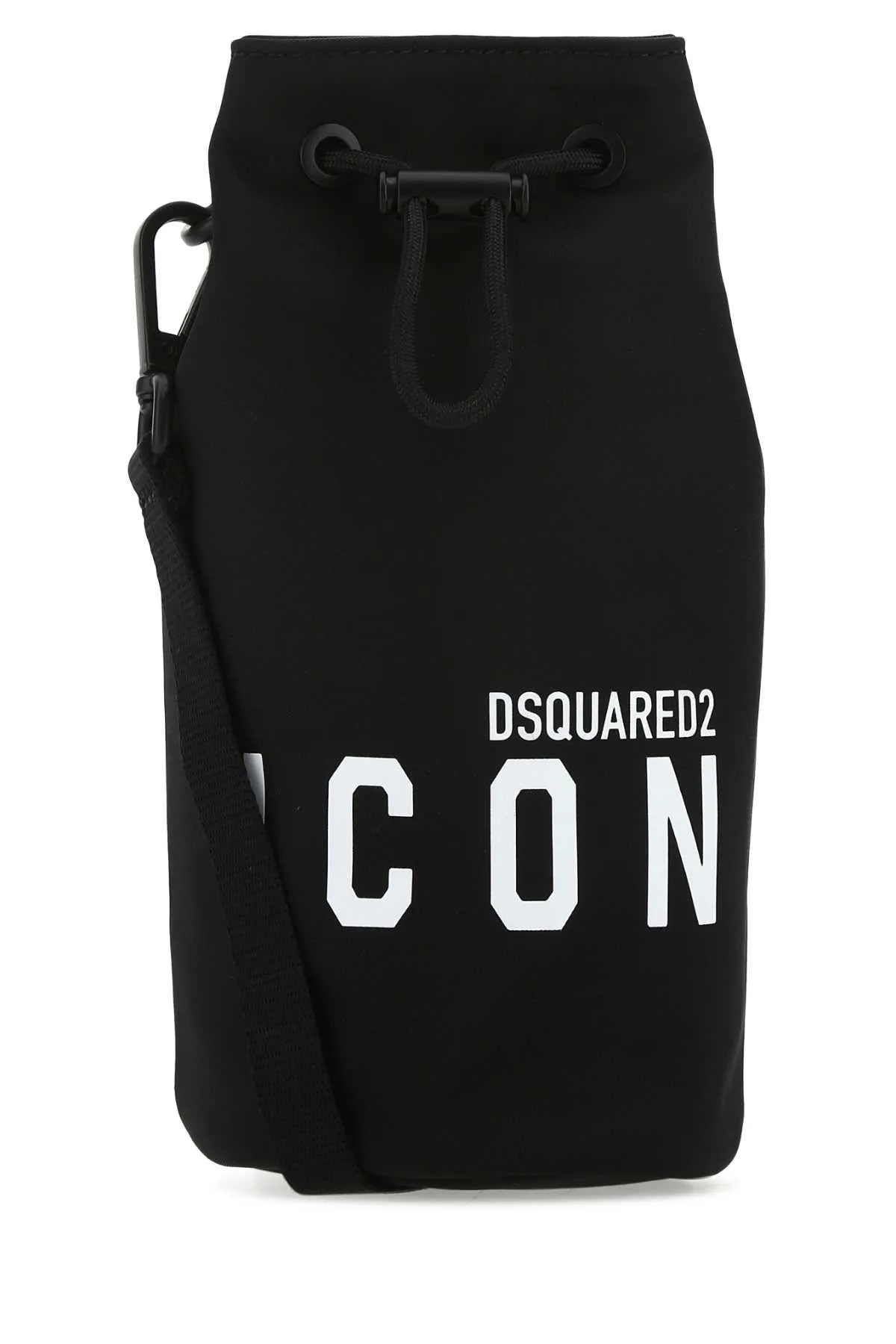 Dsquared2 Logo Printed Drawstring Bucket Bag