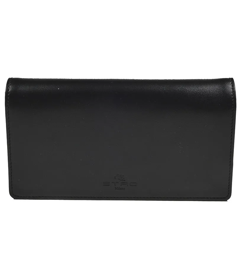 Etro Embellished-Strap Foldover Shoulder Bag