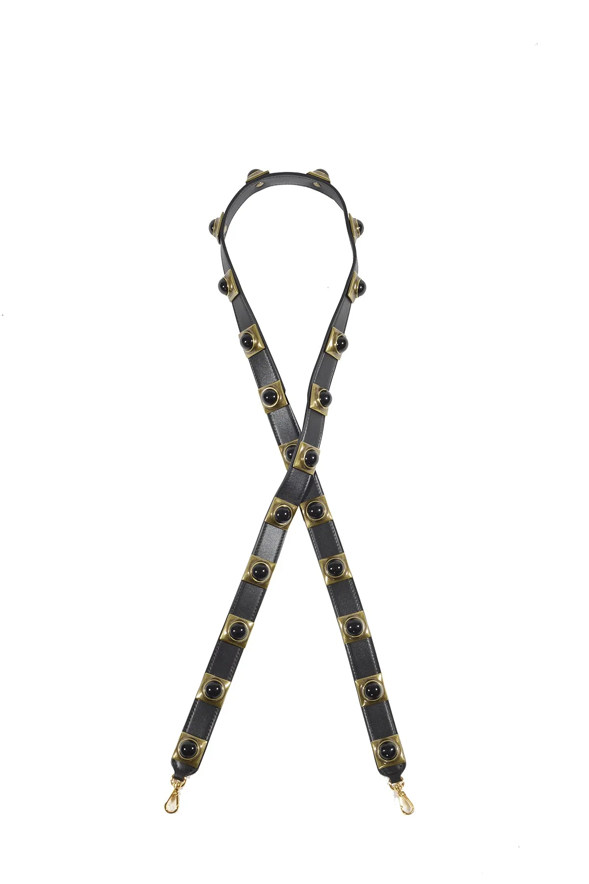 Etro Embellished-Strap Foldover Shoulder Bag