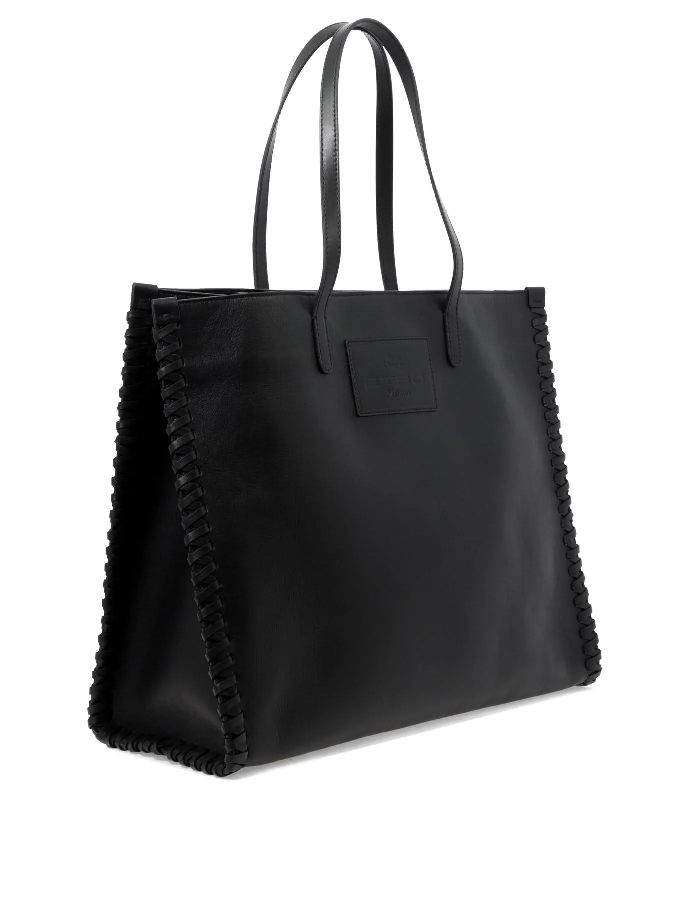 Etro Logo Embossed Tote Bag