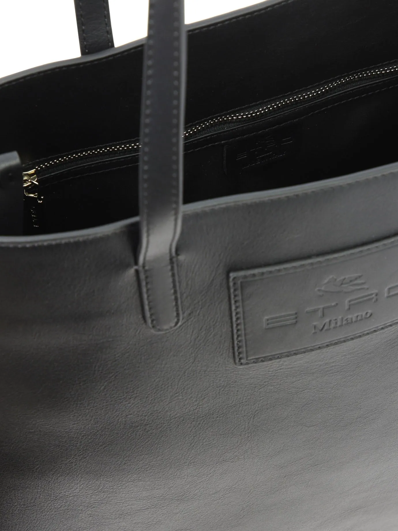 Etro Logo Embossed Tote Bag
