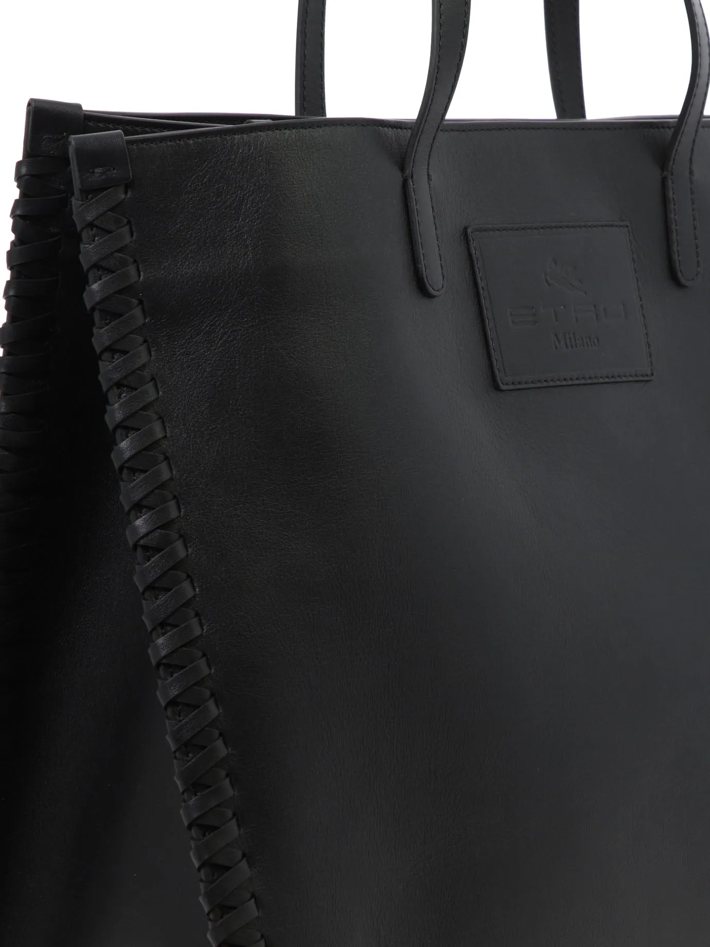 Etro Logo Embossed Tote Bag