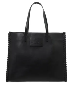 Etro Logo Embossed Tote Bag