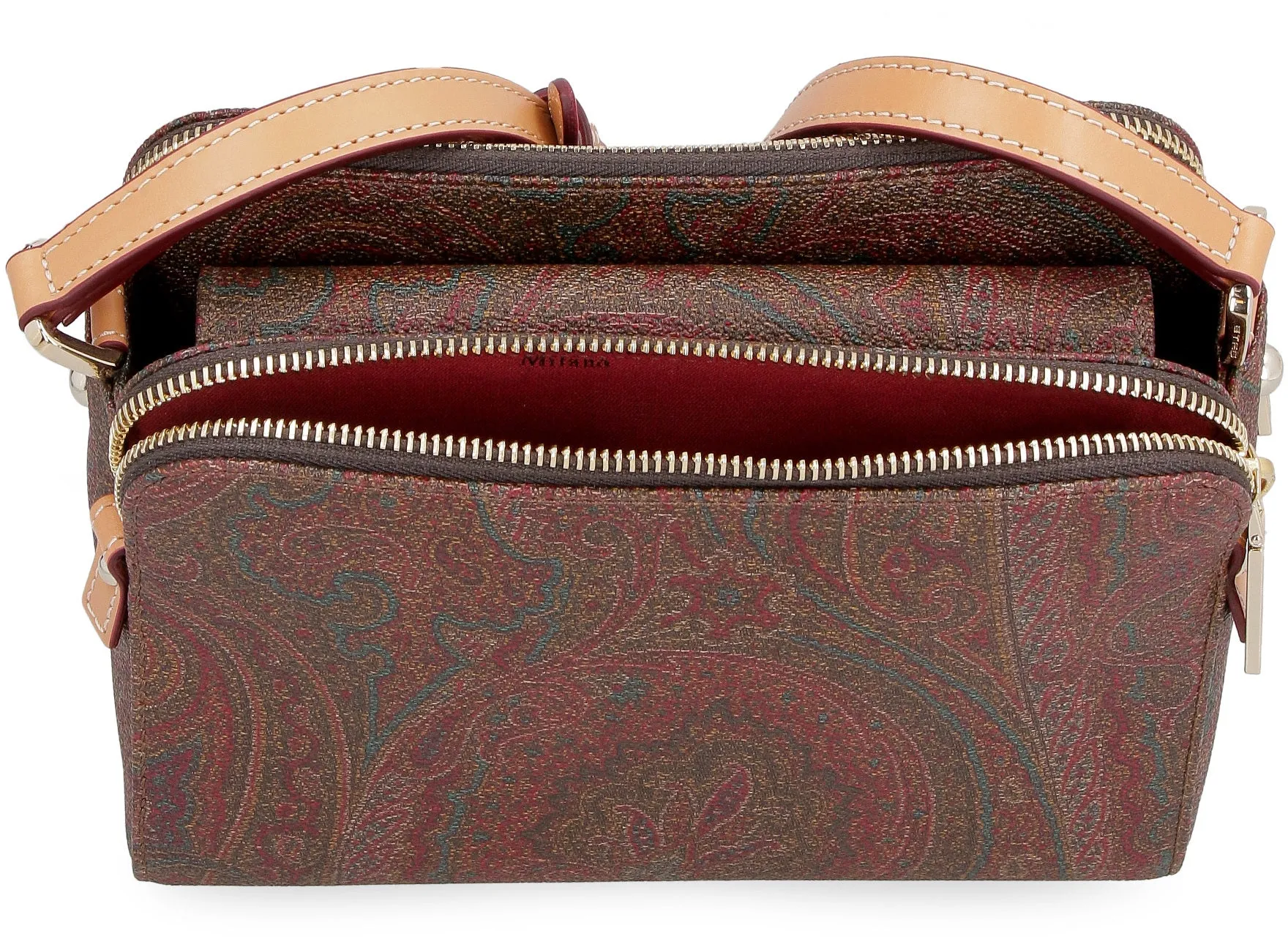 Etro Paisley Printed Zipped Crossbody Bag