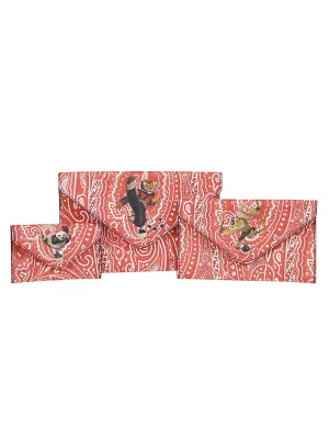 Etro Set of Three Paisley Print Clutch Bag