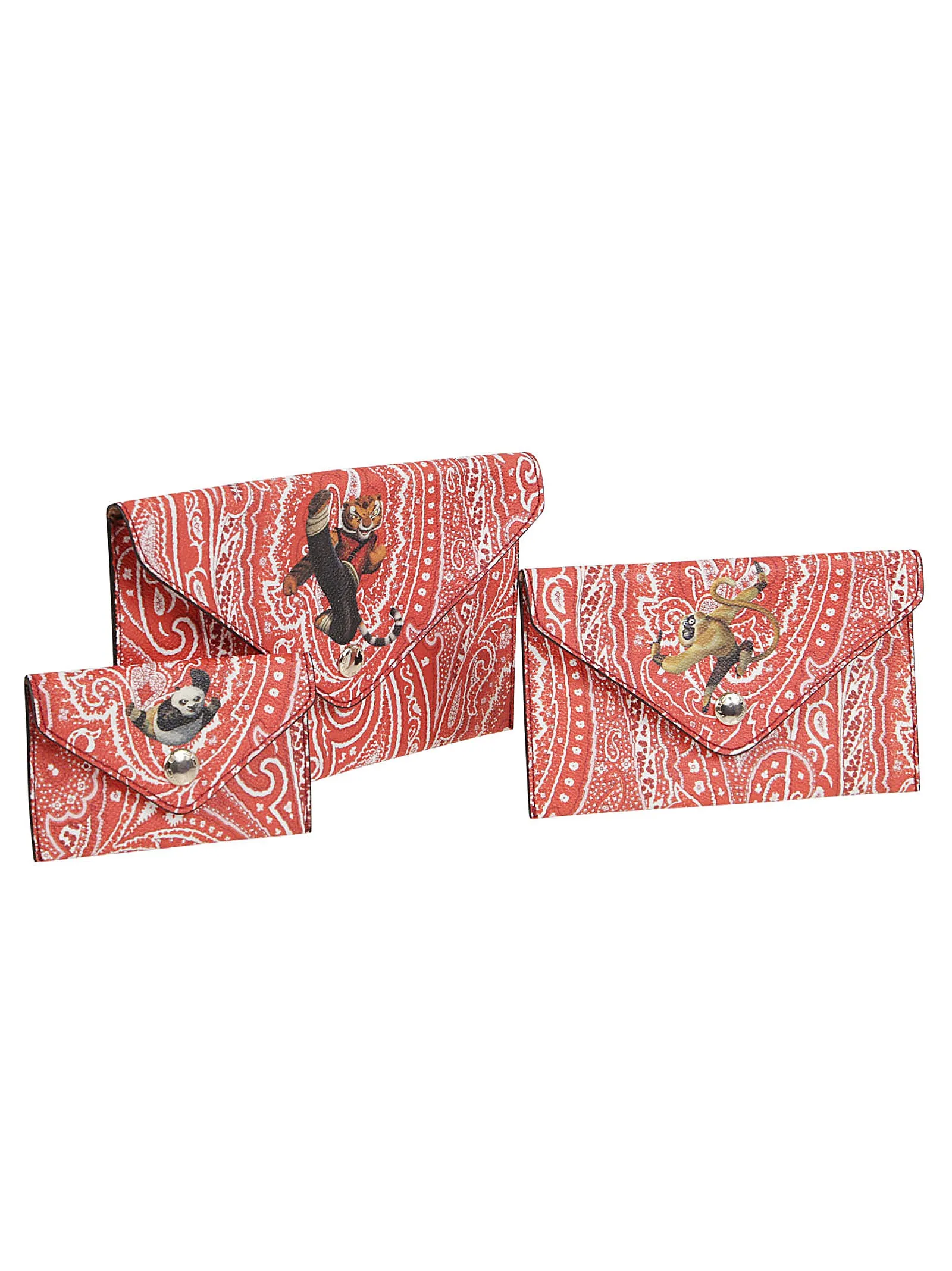 Etro Set of Three Paisley Print Clutch Bag