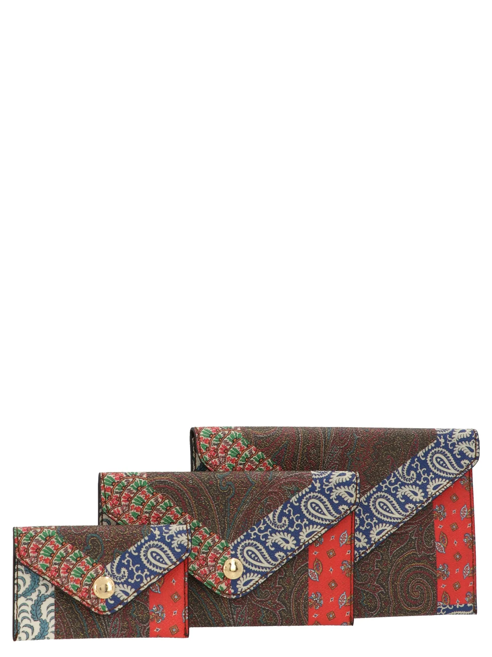 Etro Set of Three Paisley Print Clutch Bag