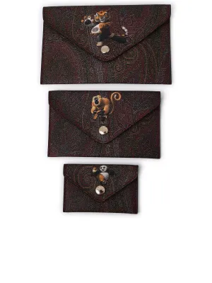 EtroKung Fu Panda Press Stud Envelope Set