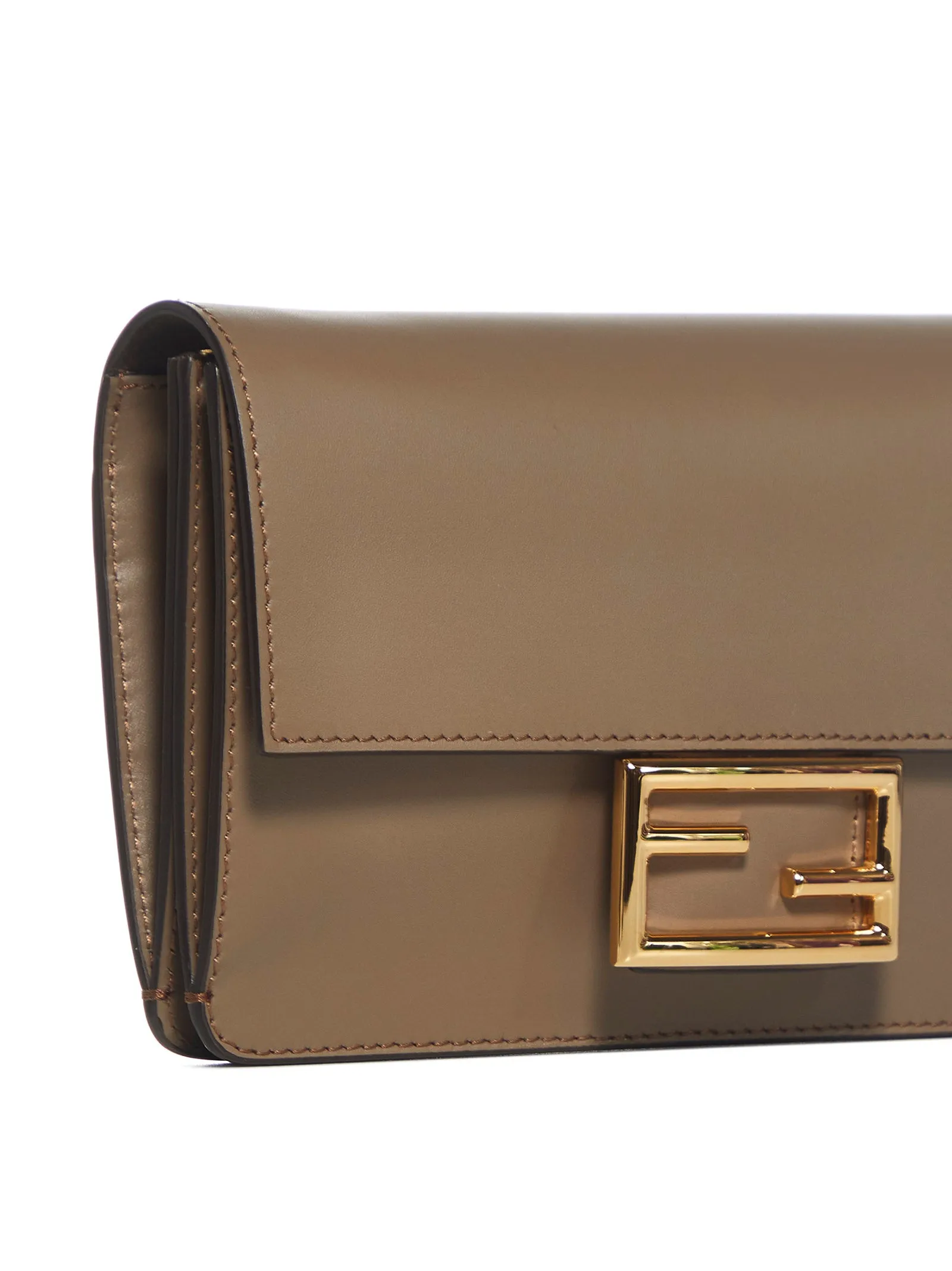Fendi Baguette Flat Chained Clutch Bag
