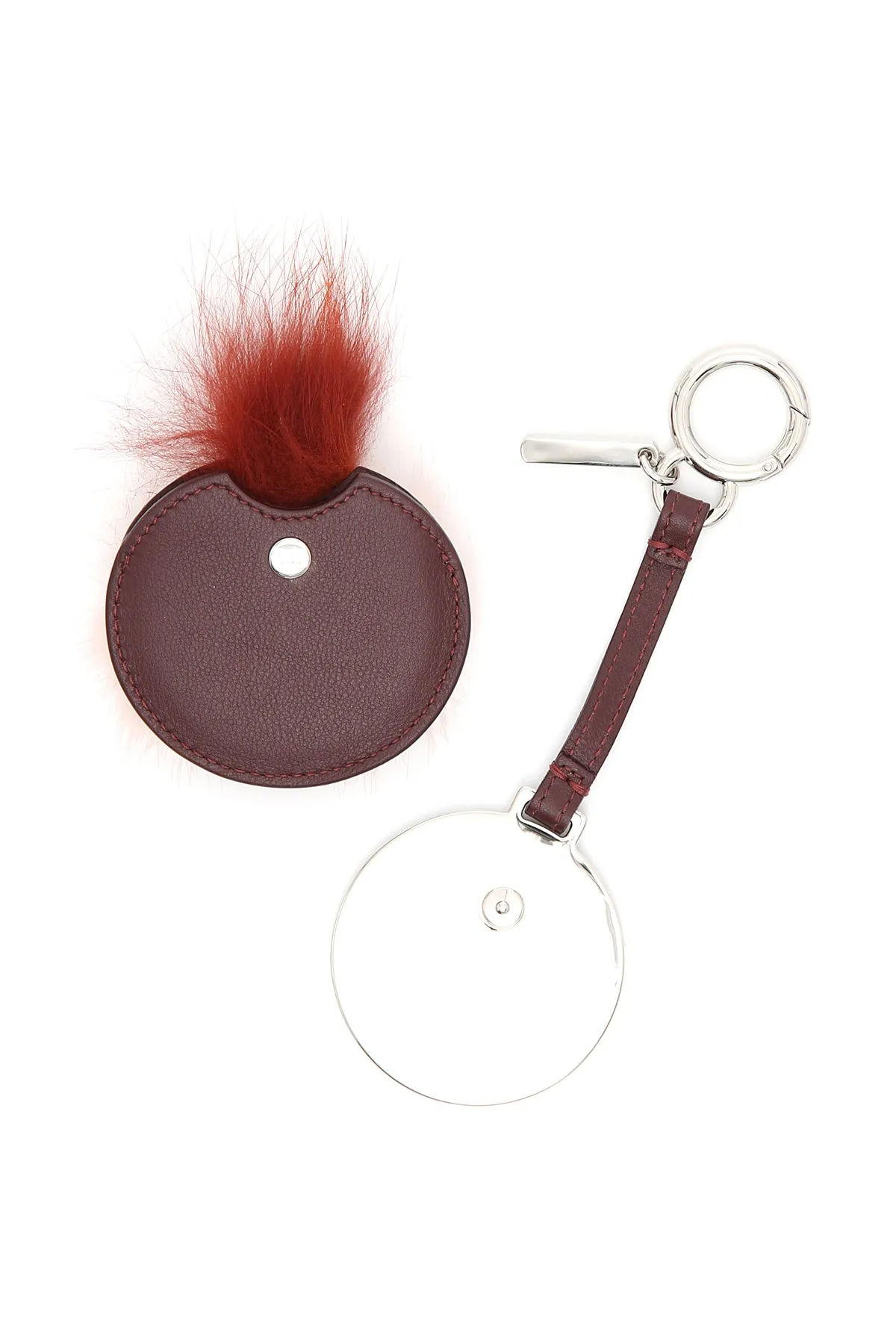 Fendi Round Eyes Mirror Keyring
