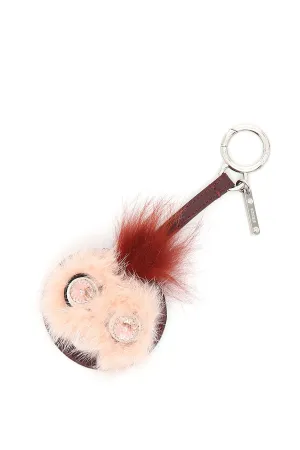 Fendi Round Eyes Mirror Keyring
