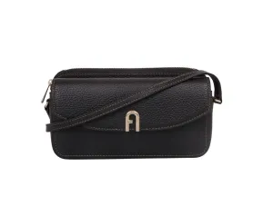 Furla Logo Plaque Foldover Top Satchel Bag