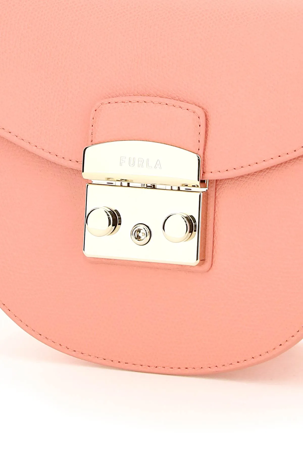 Furla Metropolis Logo Engraved Mini Crossbody Bag