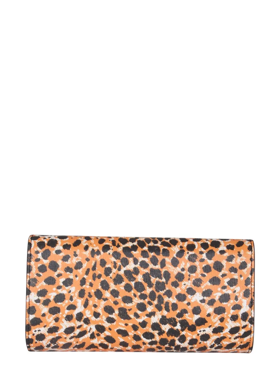 Ganni Printed Logo Plaque Shoulder Bag
