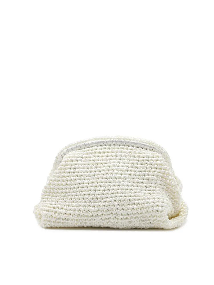 Gedebe Embellished Chain-Link Interwoven Shoulder Bag
